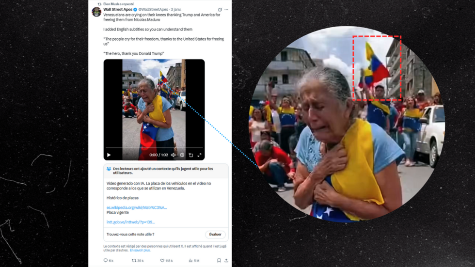 Venezuela : le vrai du faux sur les images de manifestation à Caracas Venezuela : le vrai du faux sur les images de manifestation à Caracas