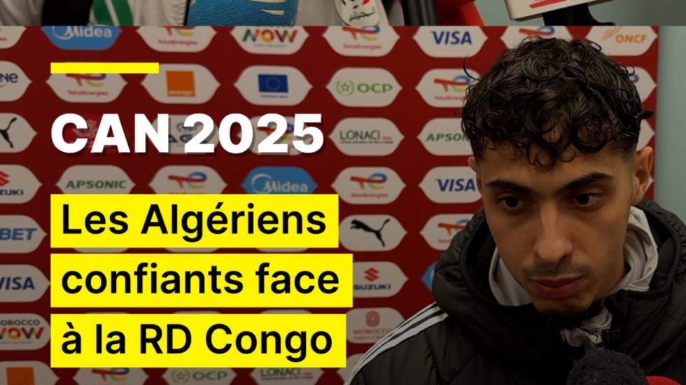 "On va rendre les supporters heureux", promettent les Algériens avant le 8e contre la RD Congo