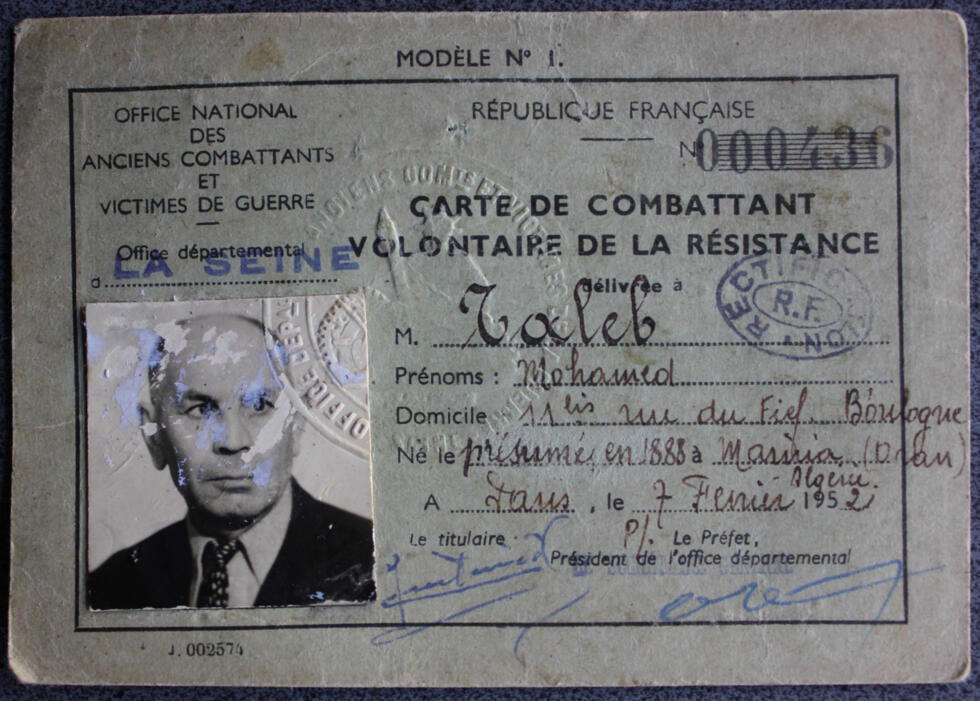 Mohamed Taleb, résistant algérien oublié, resuscité par les réseaux sociaux