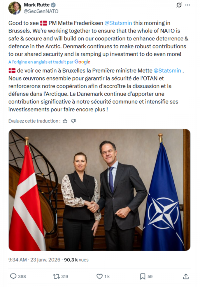 La Première ministre danoise en visite au Groenland pour montrer son soutien aux habitants La Première ministre danoise en visite au Groenland pour montrer son soutien aux habitants