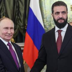 Ahmed al-Charaa reçu à Moscou pour discuter notamment des bases militaires russes en Syrie
