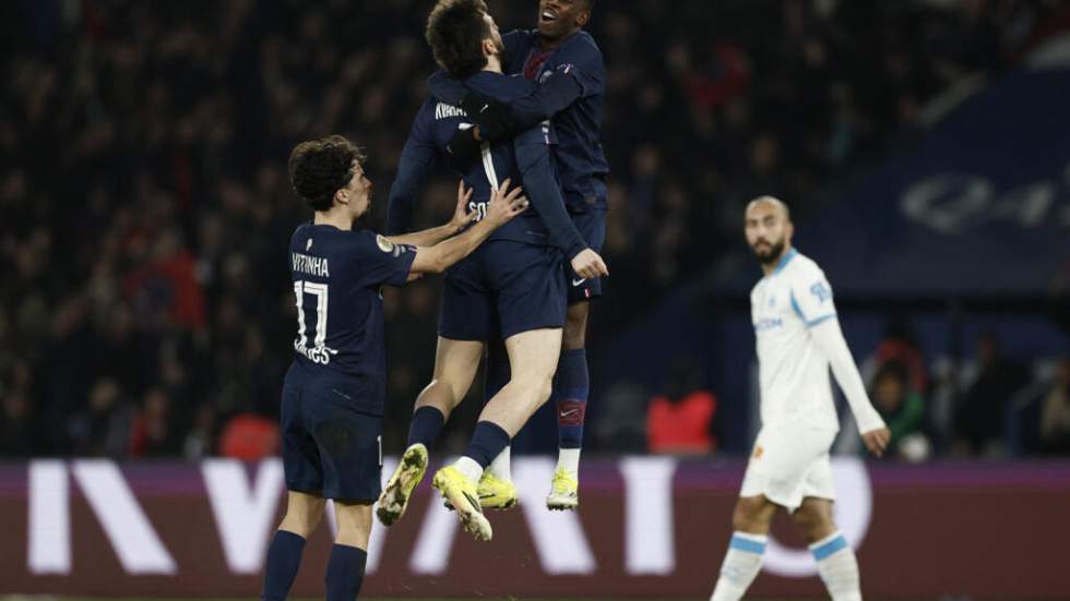 Ligue 1 : le PSG surclasse l'OM lors du Classique (5-0) et reprend la tête du classement