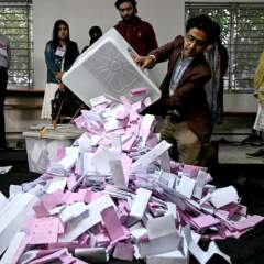 Le Parti nationaliste du Bangladesh se dirige vers une large victoire aux législatives