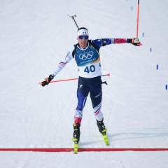 JO 2026 : le biathlète français Quentin Fillon Maillet sacré champion olympique en sprint