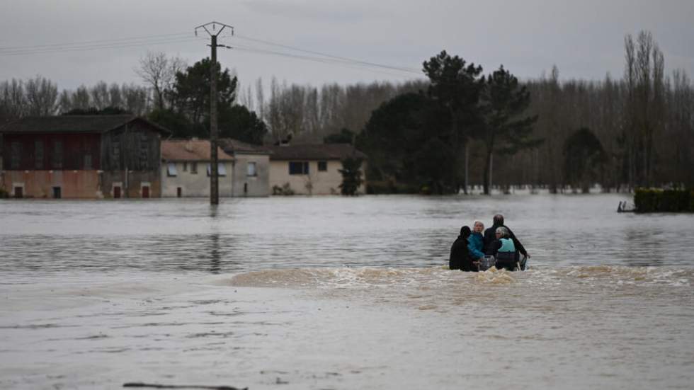 Tempête Nils : la Garonne maintenue en alerte rouge pour crues au moins jusqu'à lundi