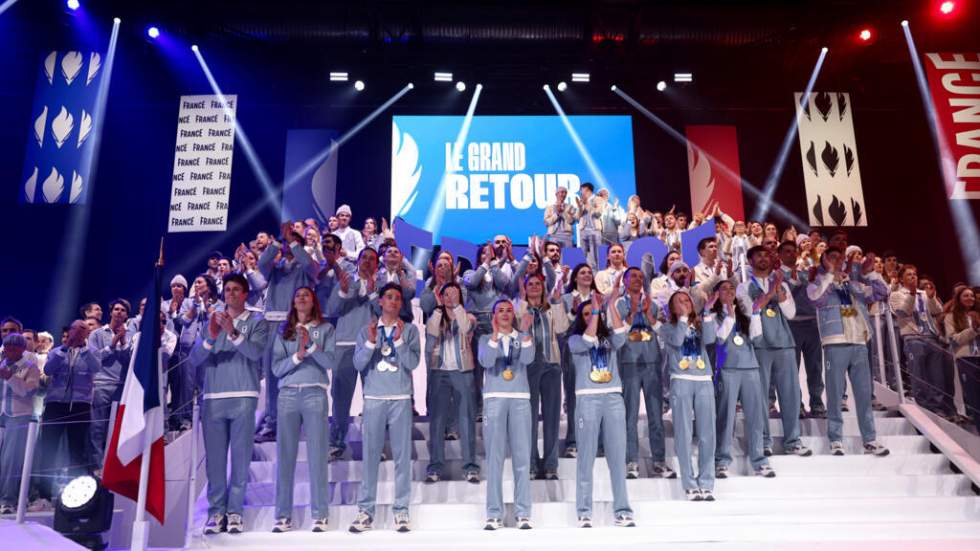 Les athlètes français fêtés à Albertville, le Comité d'organisation des JO 2030 sous pression Les athlètes français fêtés à Albertville, le Comité d'organisation des JO 2030 sous pression