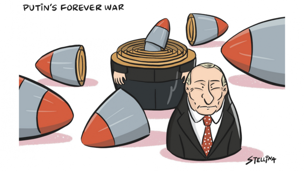 L'actu en dessin : quatre ans de conflit en Ukraine, la "guerre éternelle de Poutine"