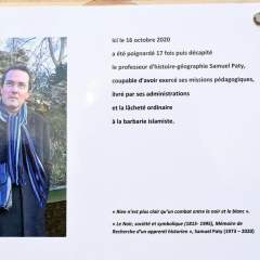 Samuel Paty : 20 ans de réclusion criminelle requis contre les auteurs de la campagne de haine