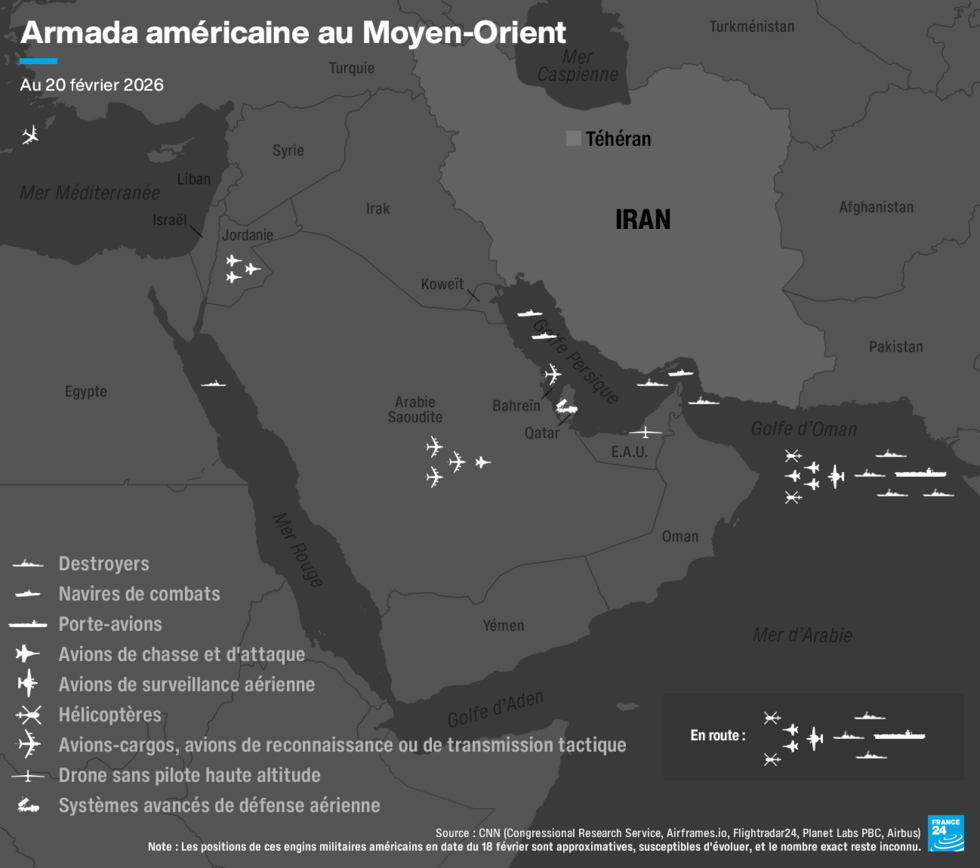 Opération "Fureur épique" : focus sur l'armada américaine déployée au Moyen-Orient