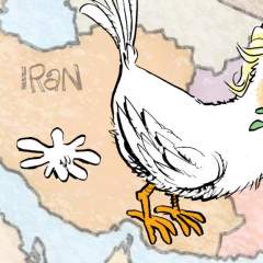 L'actu en dessin : Donald Trump en colombe de la paix après l'attaque de l'Iran