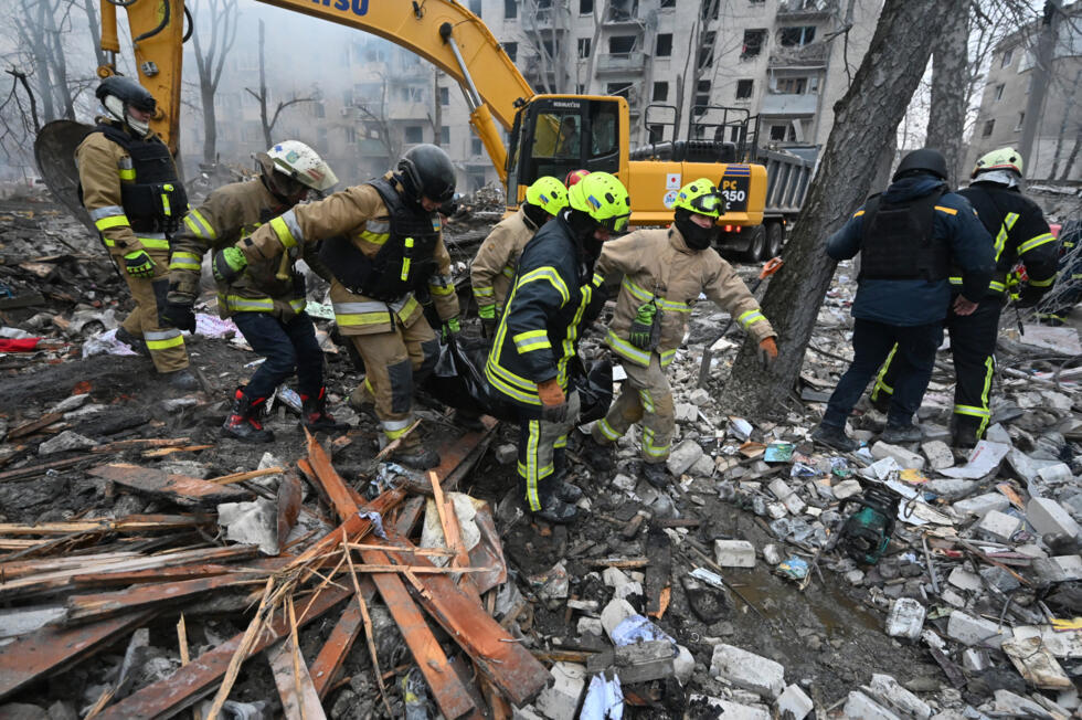 Guerre en Ukraine : au moins douze morts dans des frappes russes, un immeuble détruit à Kharkiv