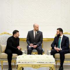 Volodymyr Zelensky rencontre le président syrien Ahmed Al-Charaa à Damas