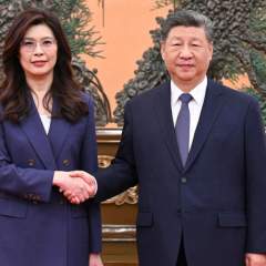 Xi Jinping rencontre à Pékin la cheffe de l'opposition taïwanaise et vante un "avenir commun"
