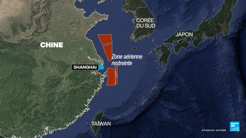 La Chine fait planer un mystère aérien au large de Shanghai La Chine fait planer un mystère aérien au large de Shanghai