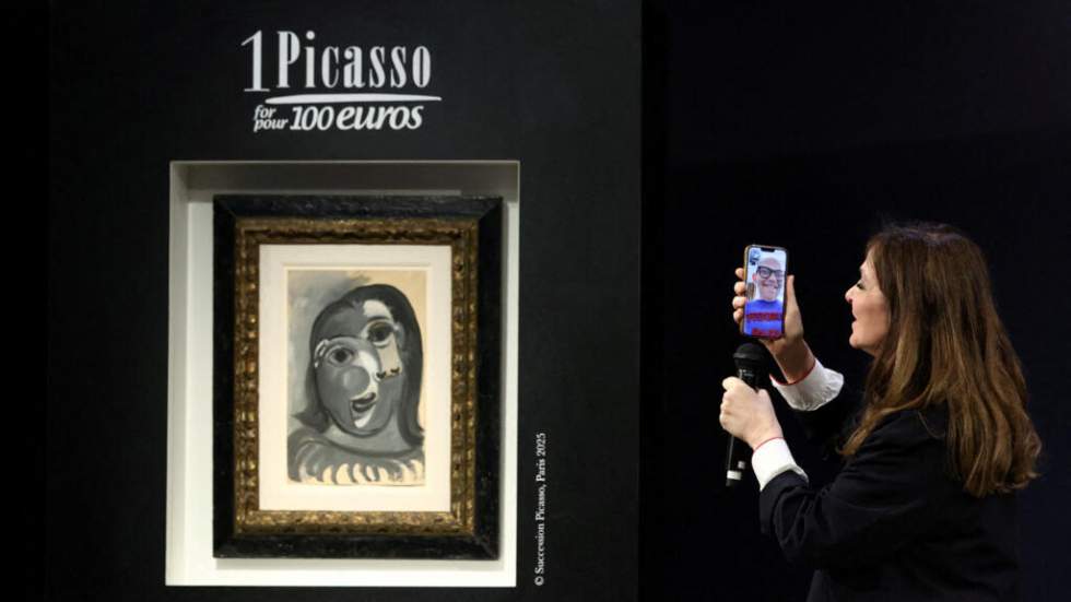 L'instant + : un chanceux remporte un tableau de Picasso contre 100 euros et pour la bonne cause L'instant + : un chanceux remporte un tableau de Picasso contre 100 euros et pour la bonne cause