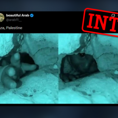 Non, ces images ne montrent pas une enfant sous les décombres à Gaza