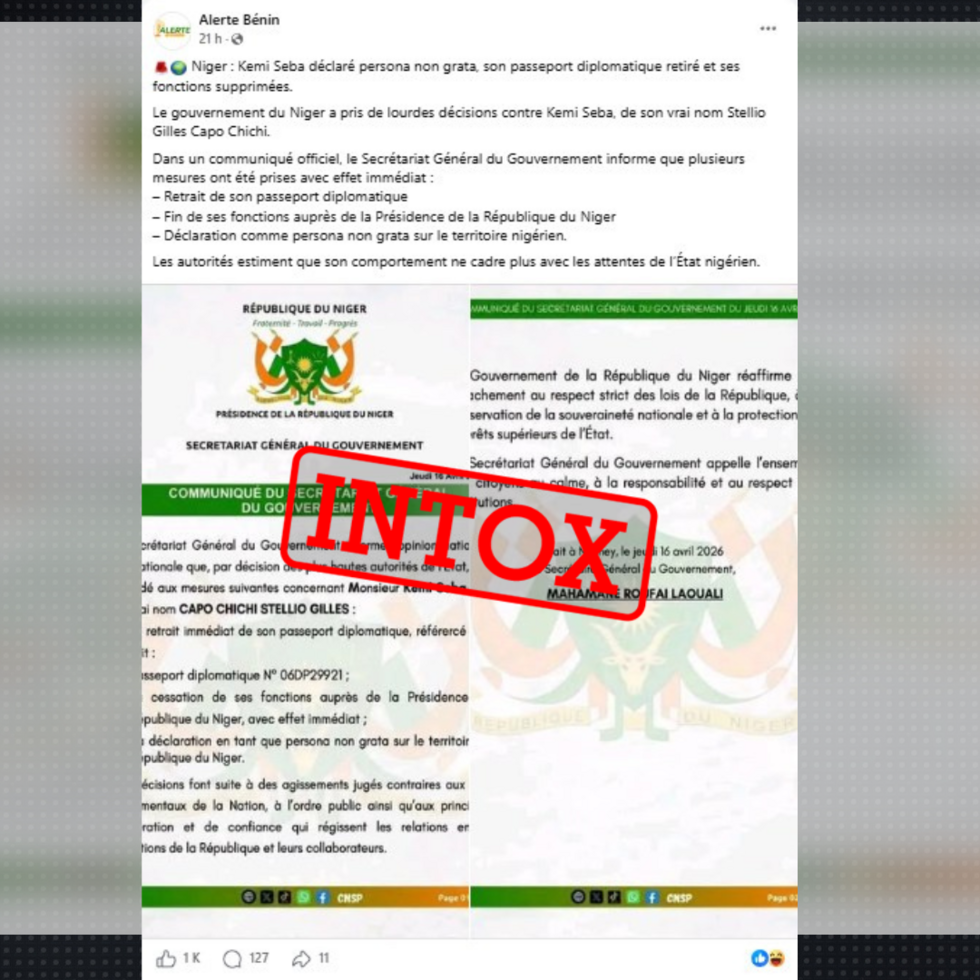 Critiques contre l'AES, faux communiqué : que sait-on des enregistrements fuités de Kemi Seba ?