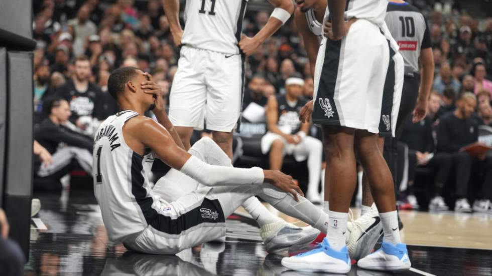 NBA : les Spurs perdent le match 2 et Victor Wembanyama sur protocole commotion