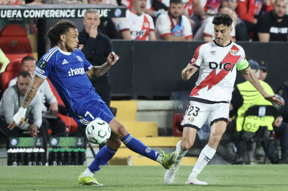 Ligue Conférence : Strasbourg, surpris par le Rayo en demi-finale aller, part avec un désavantage