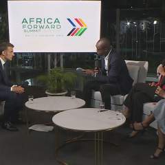 Suivez l'interview d'Emmanuel Macron à l'issue du sommet "Africa Forward"