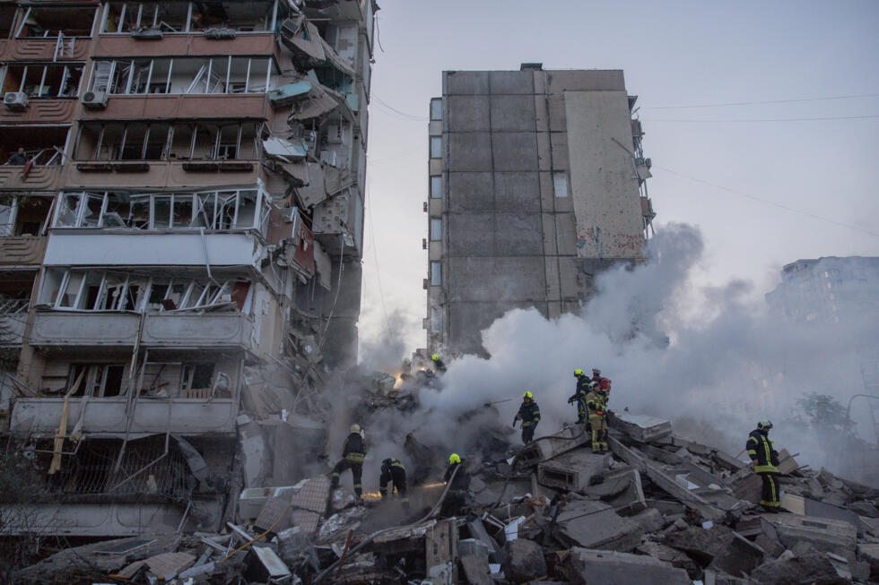 Ukraine : un mort et 31 blessés dans une vaste attaque aérienne russe sur Kiev