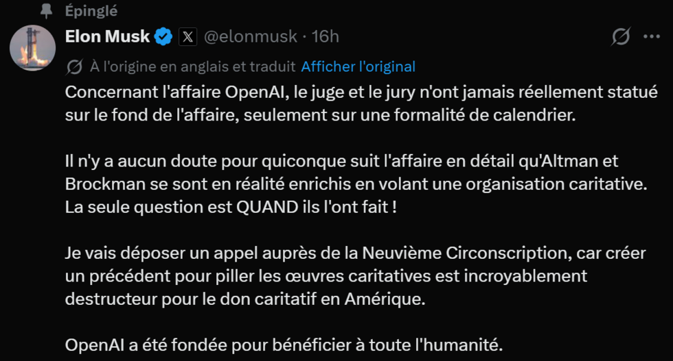 Elon Musk contre Sam Altman : ce qu'il faut retenir du procès entre les deux pionniers de l'IA Elon Musk contre Sam Altman : ce qu'il faut retenir du procès entre les deux pionniers de l'IA