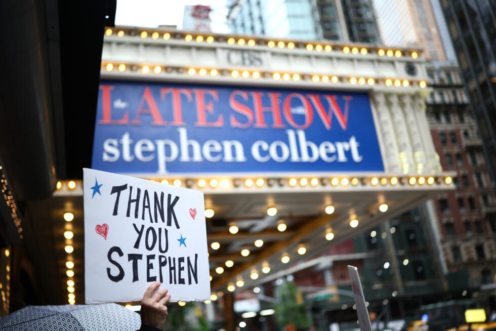 Clap de fin pour la figure anti-trump, Stephen Colbert, et son "Late Show"