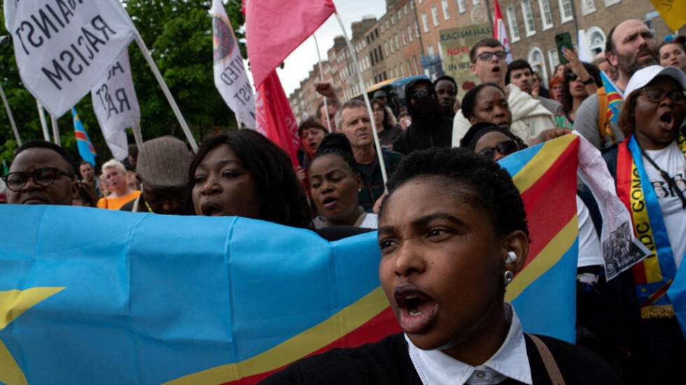 À Dublin, une manifestation après la mort d'un ressortissant Congolais lors d'une interpellation