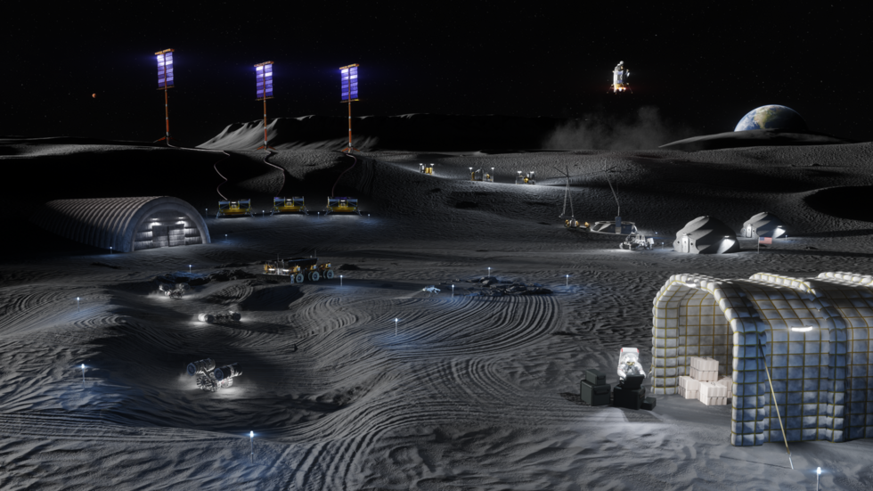 Nasa : l'impressionnant plan de base lunaire dévoilé par l'agence spatiale américaine Nasa : l'impressionnant plan de base lunaire dévoilé par l'agence spatiale américaine