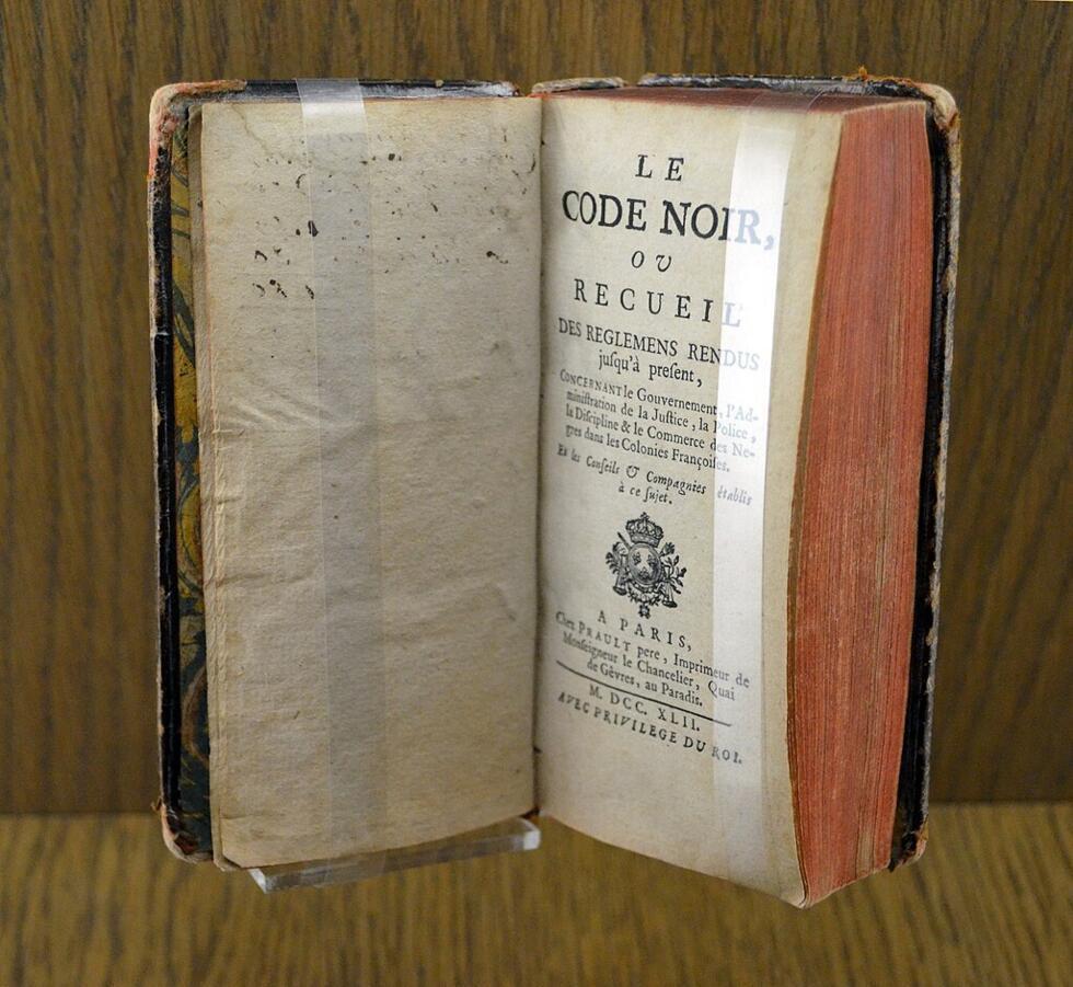 Les députés français abrogent le Code noir à l'unanimité, 178 ans après l'abolition de l'esclavage Les députés français abrogent le Code noir à l'unanimité, 178 ans après l'abolition de l'esclavage