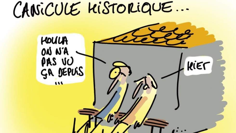 L'actu en dessin : en France, une canicule jamais vue pour un mois de mai