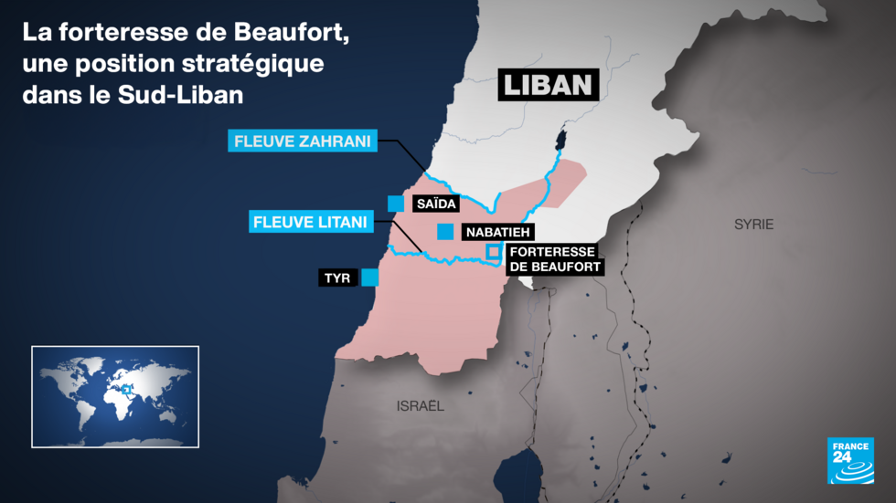 Au Liban, la forteresse de Beaufort, un lieu symbolique des conflits dans la région