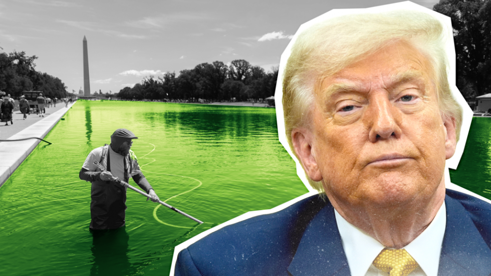 Comment Donald Trump s’est pris les pieds dans le bassin réfléchissant de Washington