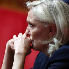 "Je n'ai pas peur" : à six jours de son jugement, Marine Le Pen affiche sa sérénité