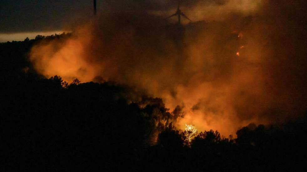 Le sud de la France frappé par un important incendie Le sud de la France frappé par un important incendie