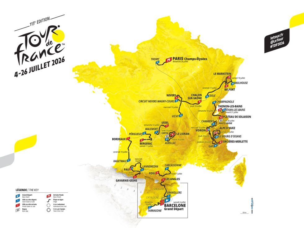 Tour de France 2026 : les cinq étapes clés à surveiller