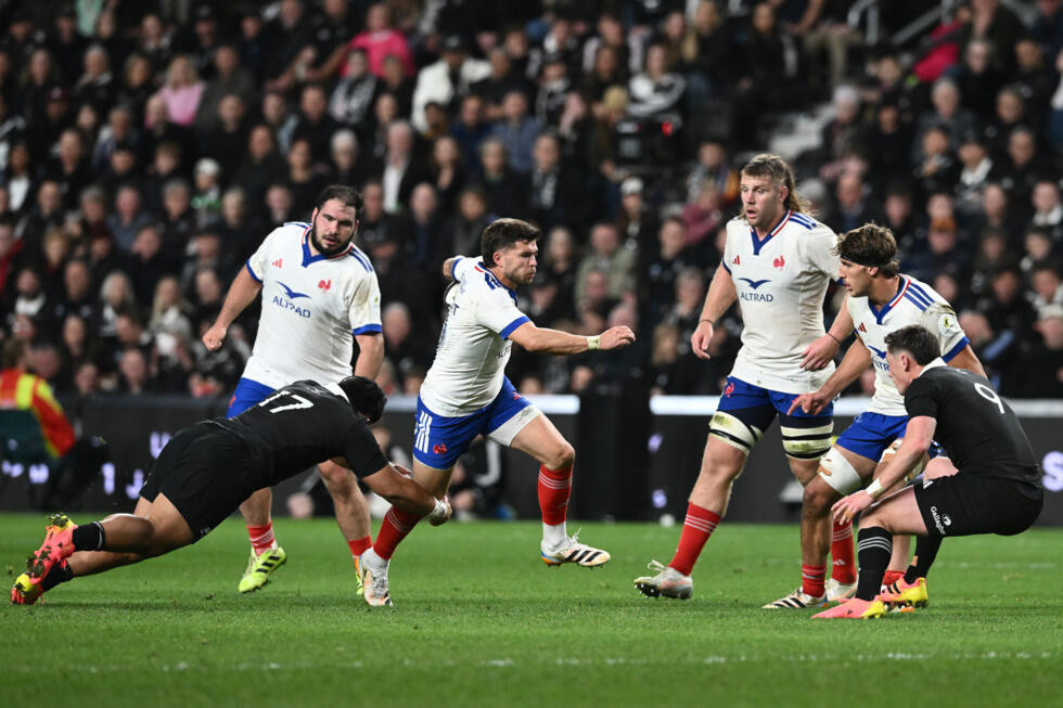 Rugby : le XV de France échoue face aux All Blacks pour le premier match du Championnat des nations