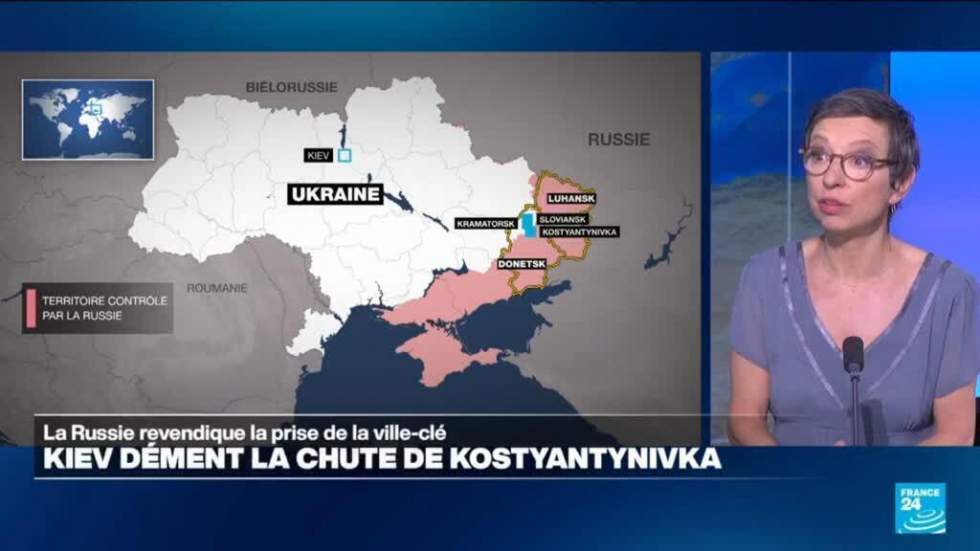 Zelensky assure que les "combats continuent" pour la ville ukrainienne de Kostyantynivka