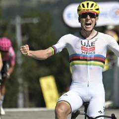 Tour de France : Pogacar remporte la troisième étape aux Angles et s'empare du maillot jaune