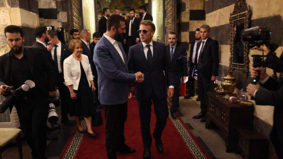 Emmanuel Macron retrouve Ahmed al-Chareh pour sa visite historique en Syrie
