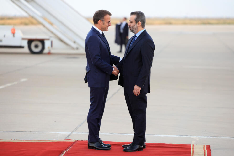 Emmanuel Macron retrouve Ahmed al-Chareh pour sa visite historique en Syrie