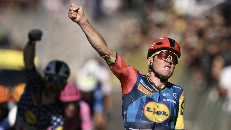 Tour de France : le Danois Pedersen remporte la 4e étape, le Norvégien Traeen nouveau maillot jaune