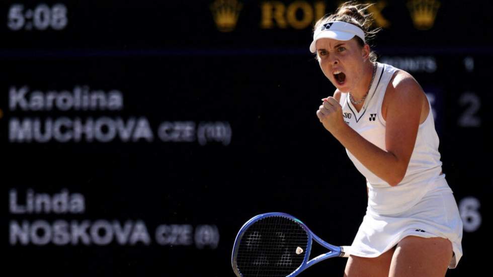 La Tchèque Linda Noskova remporte la finale de Wimbledon et s'offre un premier titre en Grand Chelem