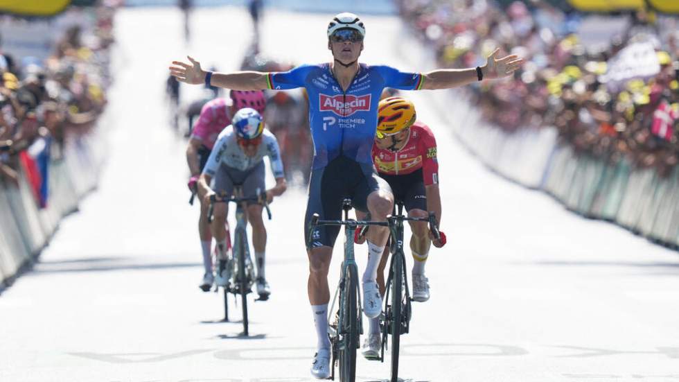 Tour de France : le Néerlandais Mathieu Van der Poel remporte la 9e étape sous la canicule