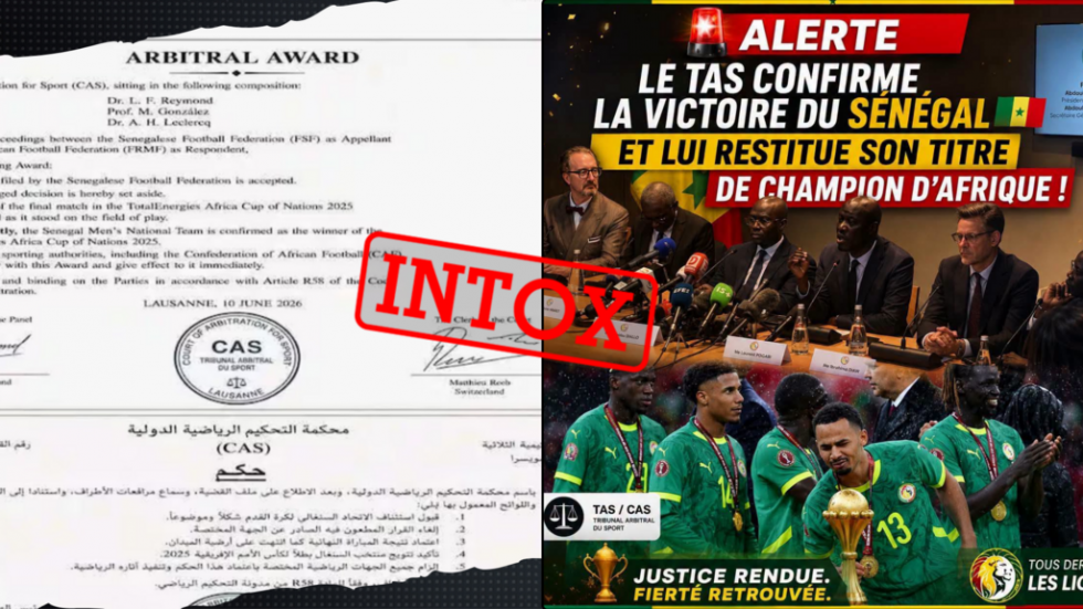 Le Sénégal vainqueur de la CAN ? Attention à ce faux communiqué