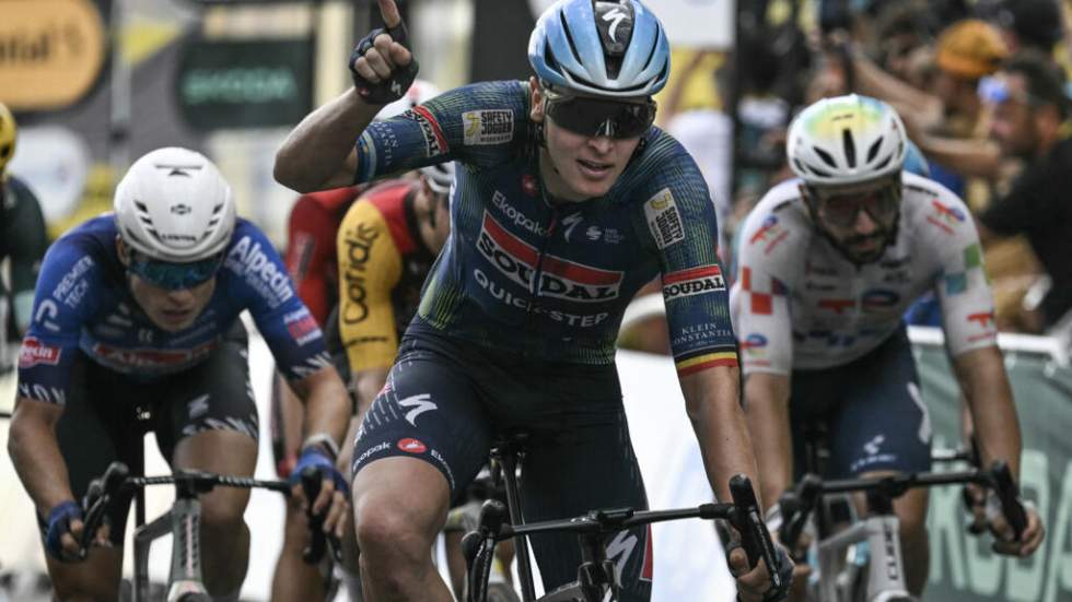 Tour de France : une troisième victoire pour le Belge Tim Merlier à Chalon-sur-Saône