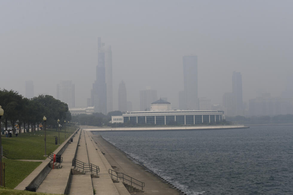 Les États-Unis touchés par la fumée des incendies au Canada