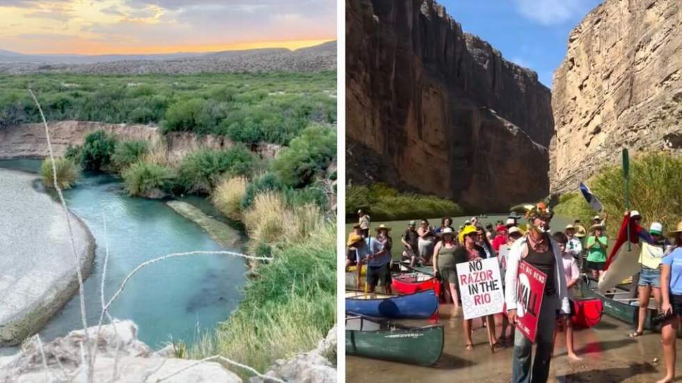 Au Texas, un projet de barrières anti-immigration dans un parc national suscite l’indignation Au Texas, un projet de barrières anti-immigration dans un parc national suscite l’indignation