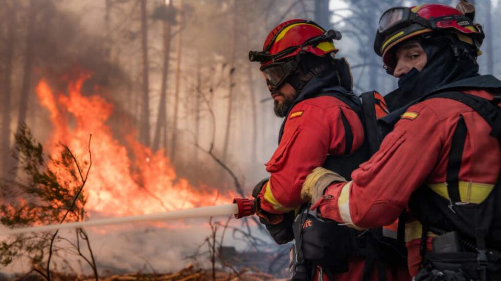 L'Espagne toujours en proie aux flammes, l'état d'urgence décrété près de Madrid L'Espagne toujours en proie aux flammes, l'état d'urgence décrété près de Madrid