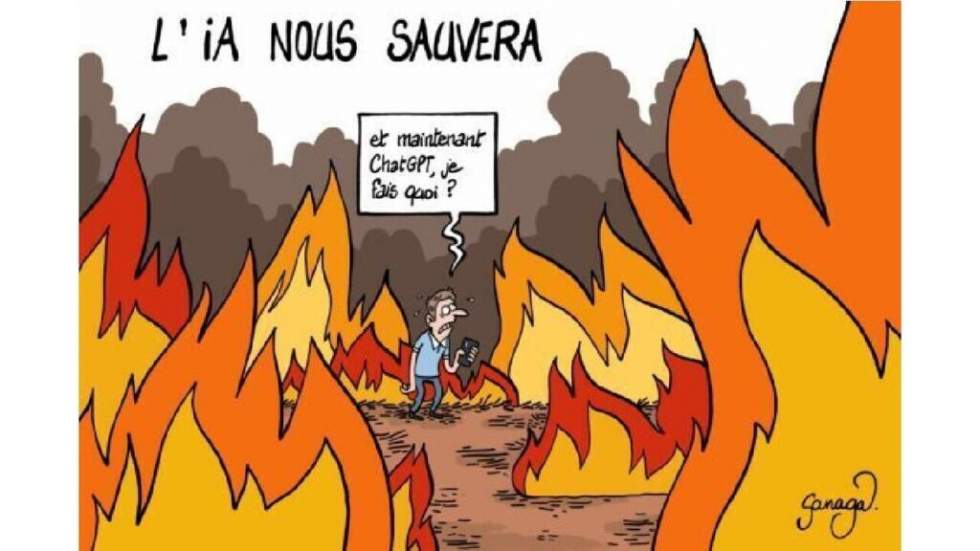 L'actu en dessin : que peut bien faire l'IA face aux incendies ?